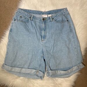 Liz Claiborne 90’s Light Blue Denim Women's Mom Shorts 10